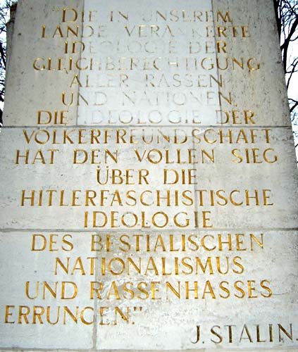 Stalin Rassen und Nationen V�lkerfreundschaft Nationalismus und Rassenhass